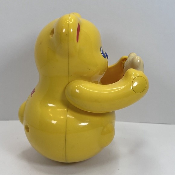 Vintage Tomy Roly Poly Yellow Bear and Cub Bell Chimes 1991 - Picture 5 of 7